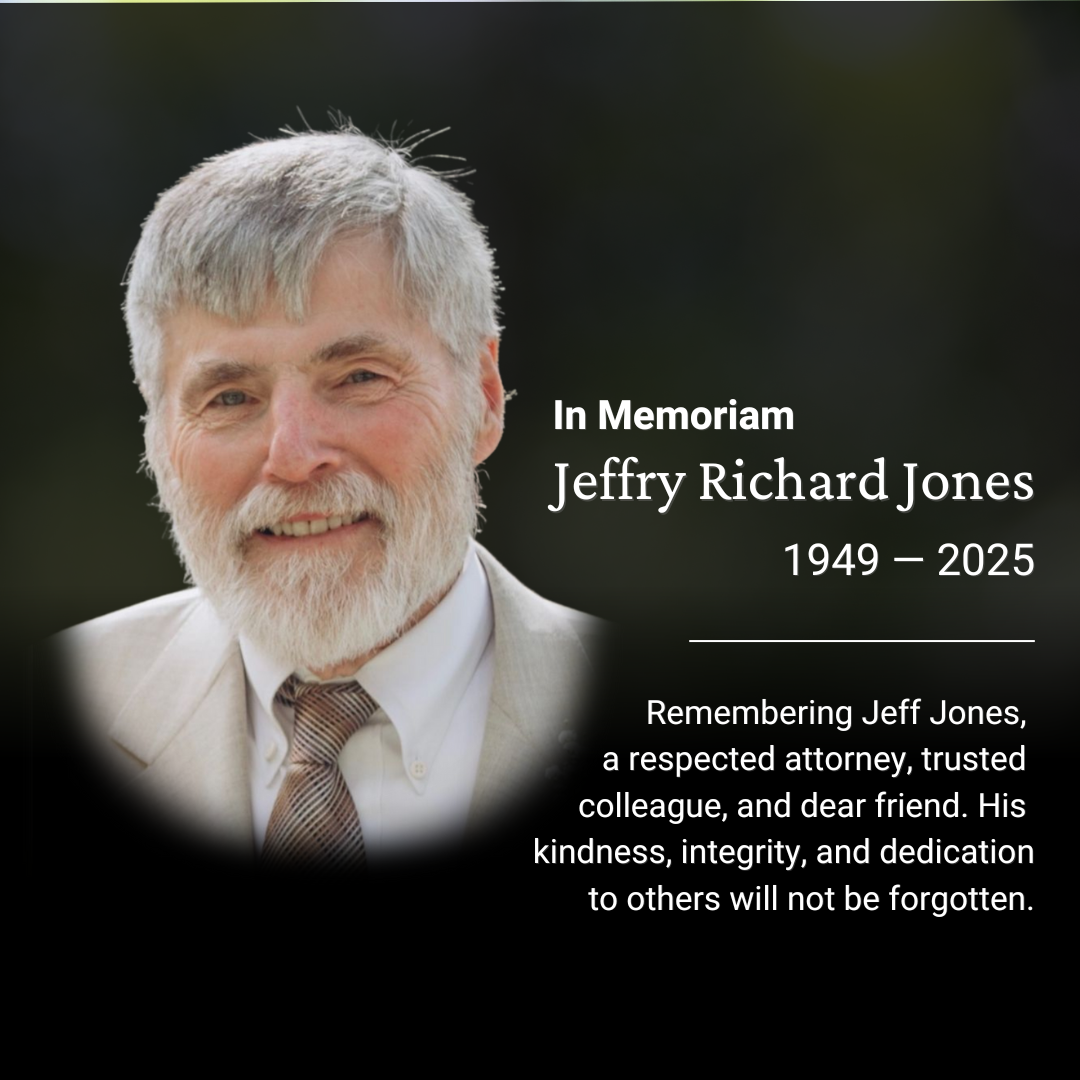 Jeff Jones - In Memoriam In Memoriam: Jeffry Richard Jones