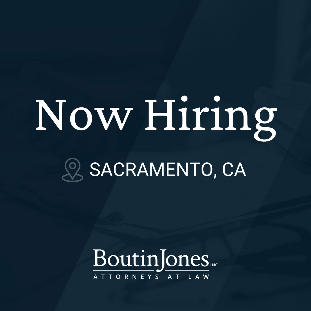 Now Hiring Boutin Jones