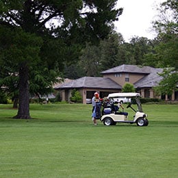 Golf cart on Course